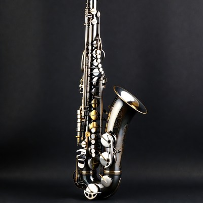 Black and Gold Soprano Saxophone