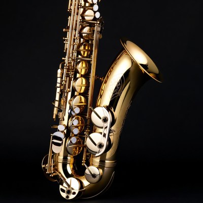 Shiny Gold Soprano Saxophone