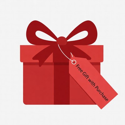 Red Gift Box Free with Purchase