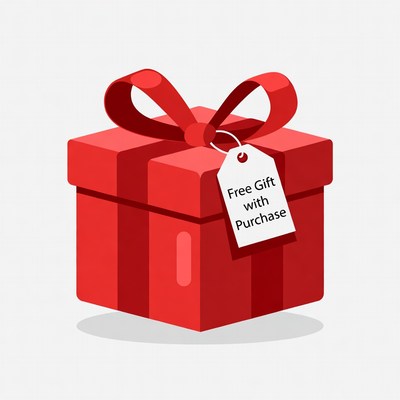 Red Gift Box Free with Purchase