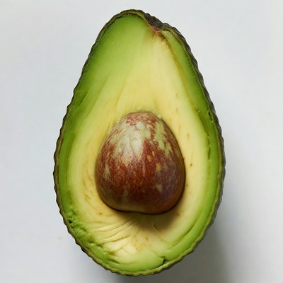 Sliced Avocado with Pit