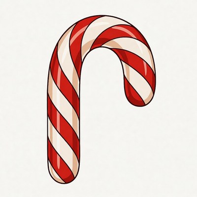 Red White Candy Cane