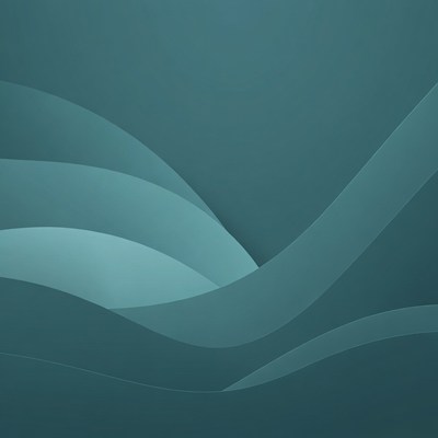 Abstract teal wavy background