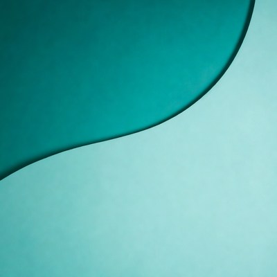 Abstract teal wavy gradient background