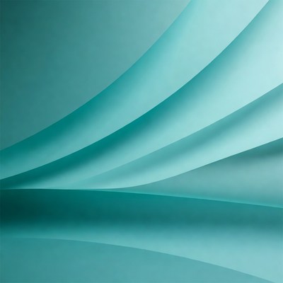 Abstract Teal Fabric Waves