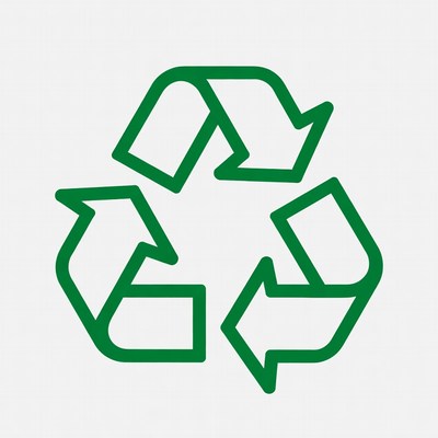 Green Recycling Symbol Icon