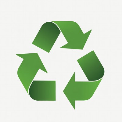 Green Recycling Symbol