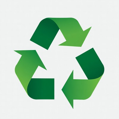 Green Recycling Symbol Icon