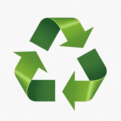 Green Recycling Symbol