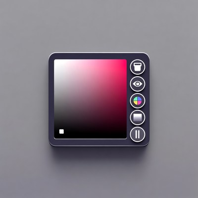 Gradient Color Picker UI Icon