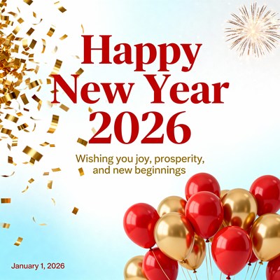 Happy New Year 2026 Celebration