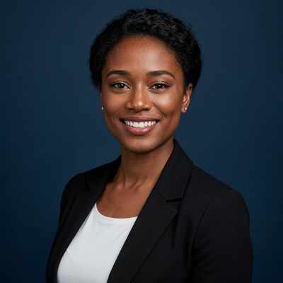 Smiling African-American woman in blazer