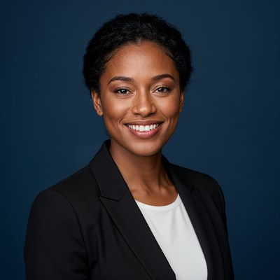 Smiling African-American woman in blazer