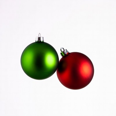 Red and Green Christmas Ornaments