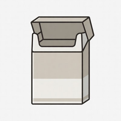 Open Cigarette Pack Illustration