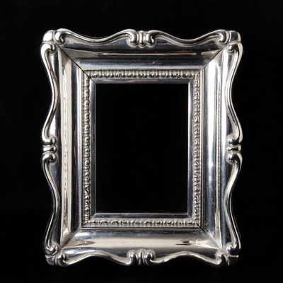 Ornate Silver Picture Frame Empty