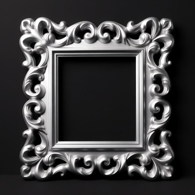 Ornate Silver Picture Frame