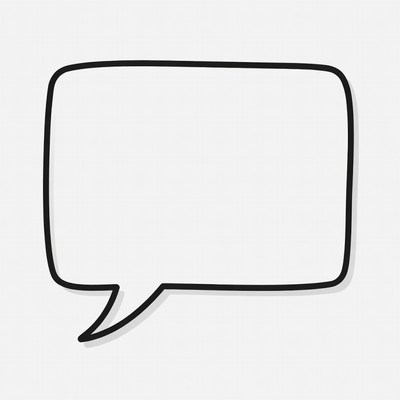 Empty Speech Bubble Clipart