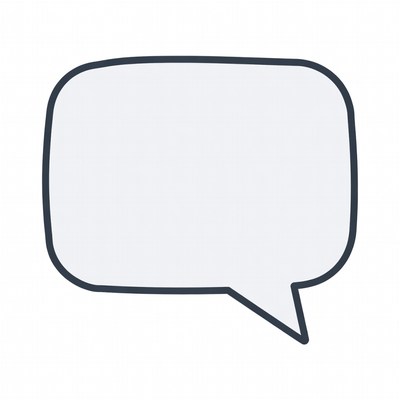 Empty Speech Bubble Illustration