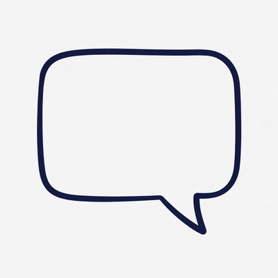 Blank Speech Bubble Illustration