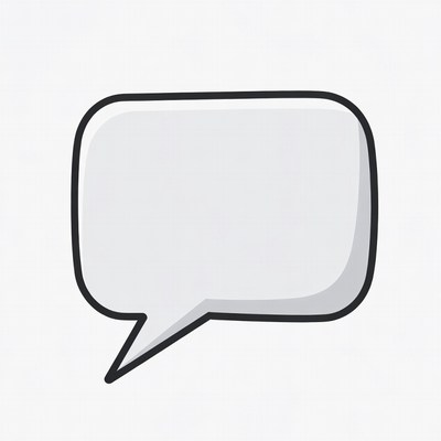 Empty Speech Bubble Clipart