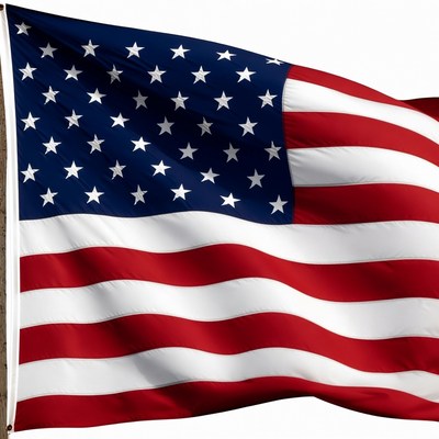 American Flag Waving