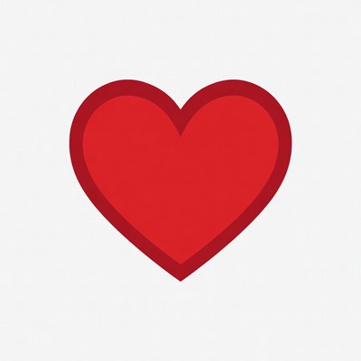 Red heart icon
