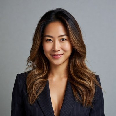 Asian woman in black blazer