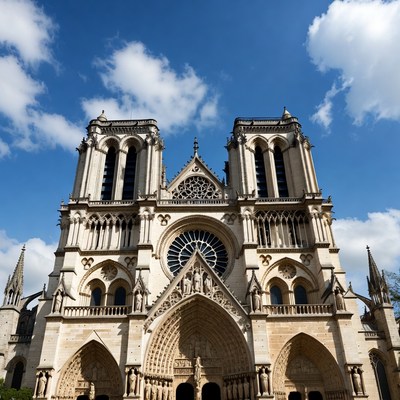 Notre Dame Cathedral facade