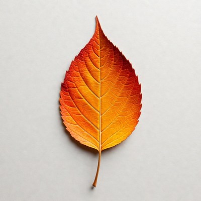 Autumn Red Maple Leaf