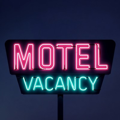 Neon Motel Vacancy Sign