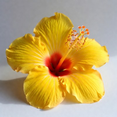 Yellow Hibiscus Flower