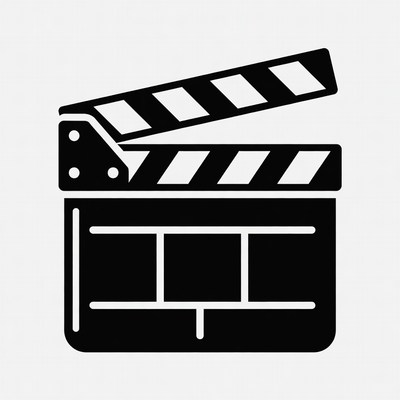 Open Clapperboard Icon