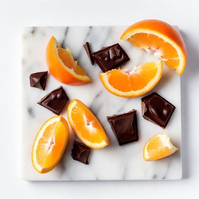 Orange Slices with Dark Chocolate