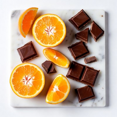 Orange Slices and Chocolate Pieces