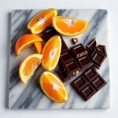 Orange Slices and Dark Chocolate