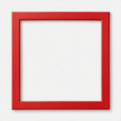 Red Square Picture Frame