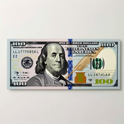 Benjamin Franklin on $100 Bill