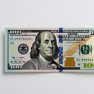 Benjamin Franklin 100 Dollar Bill