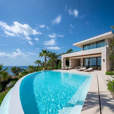 Modern Luxury Villa Infinity Pool
