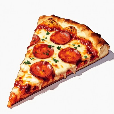 Pepperoni Pizza Slice