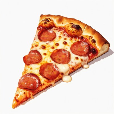 Pepperoni Pizza Slice