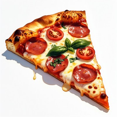 Pepperoni Pizza Slice