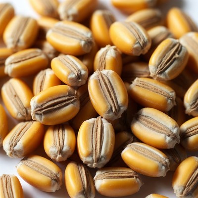 Close-up of wheat grains