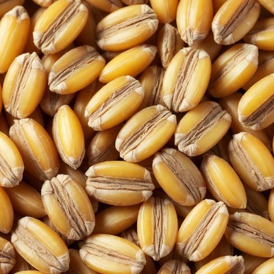 Close-up of wheat grains