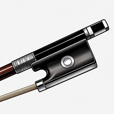 Violin Bow Illustration