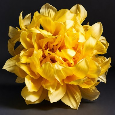 Yellow Dahlia Flower