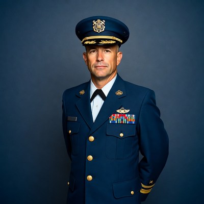 Navy officer in uniform