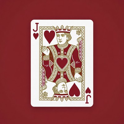 King of Hearts Playing Card