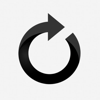Black Circular Arrow Icon